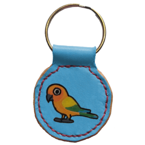 Papouščí klíčenka Aratinga sluneční