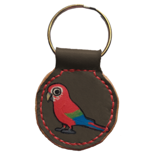 Papouščí klíčenka Ara zelenokřídlý