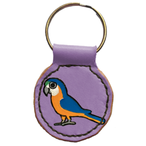 Papouščí klíčenka Ara Ararauna