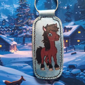 Klíčenka kůň hnědák